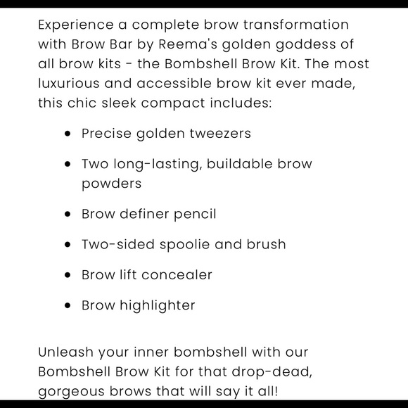 Reema bombshell brow kit - Picture 8 of 8